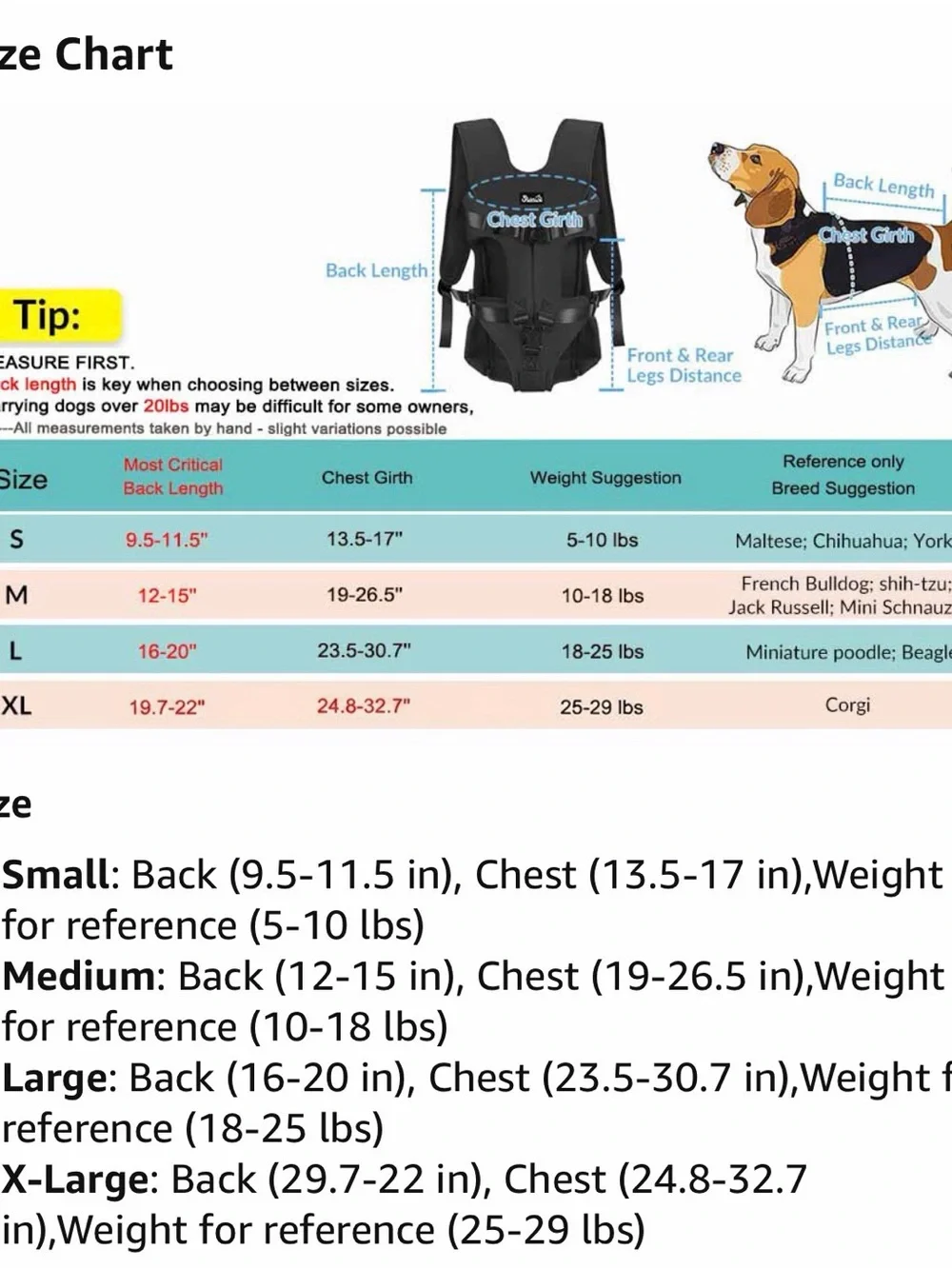 Lukovee Pet Carrier Backpack, Quick-Fit Legs Out Adjustable Pet Dog Front M
